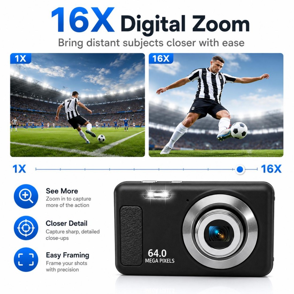4K Ultra HD Portable Digital C - Electronics Gadgets For Home 评论和价格