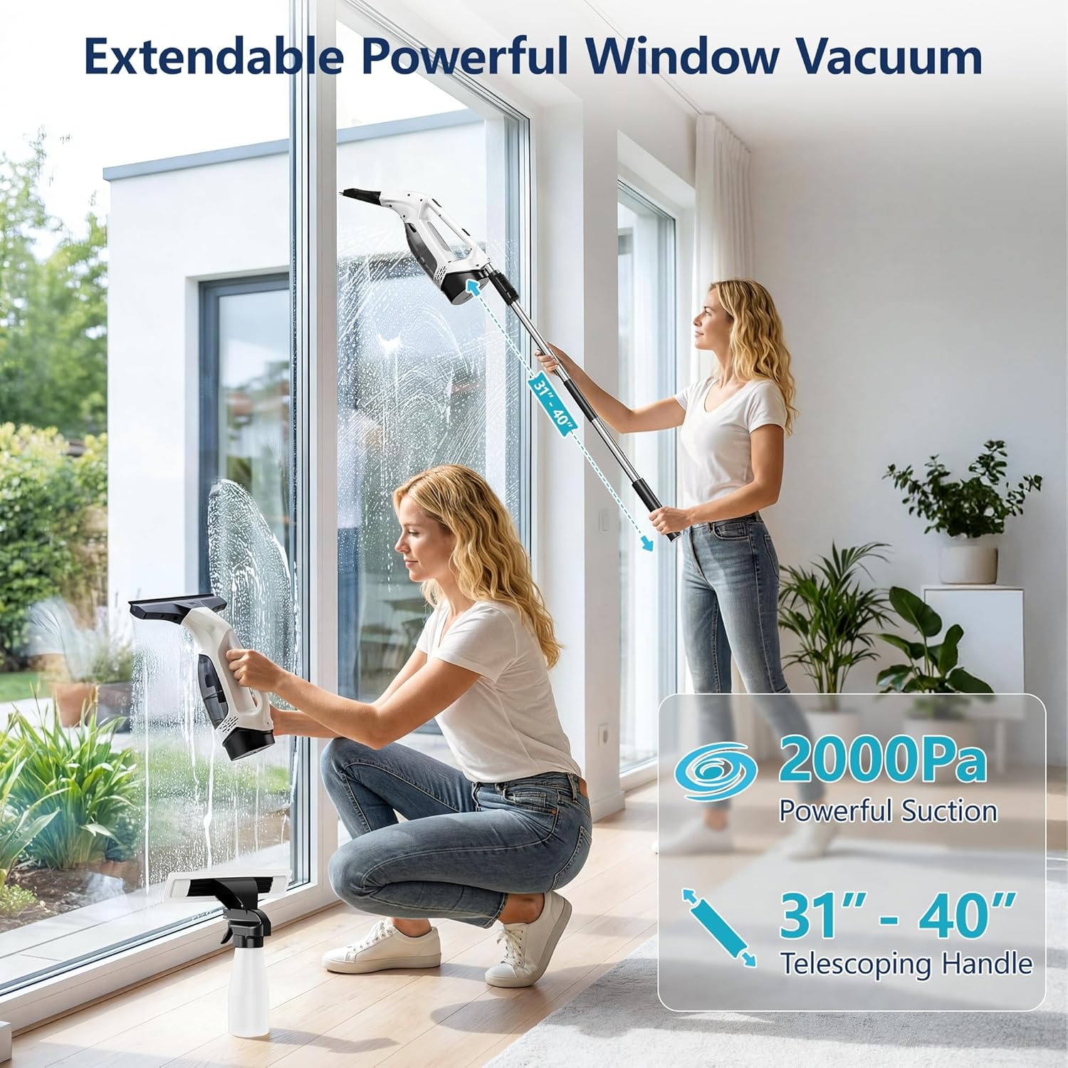 2000Pa Handheld Window Vacuum  - Electric Gadget 评论和价格
