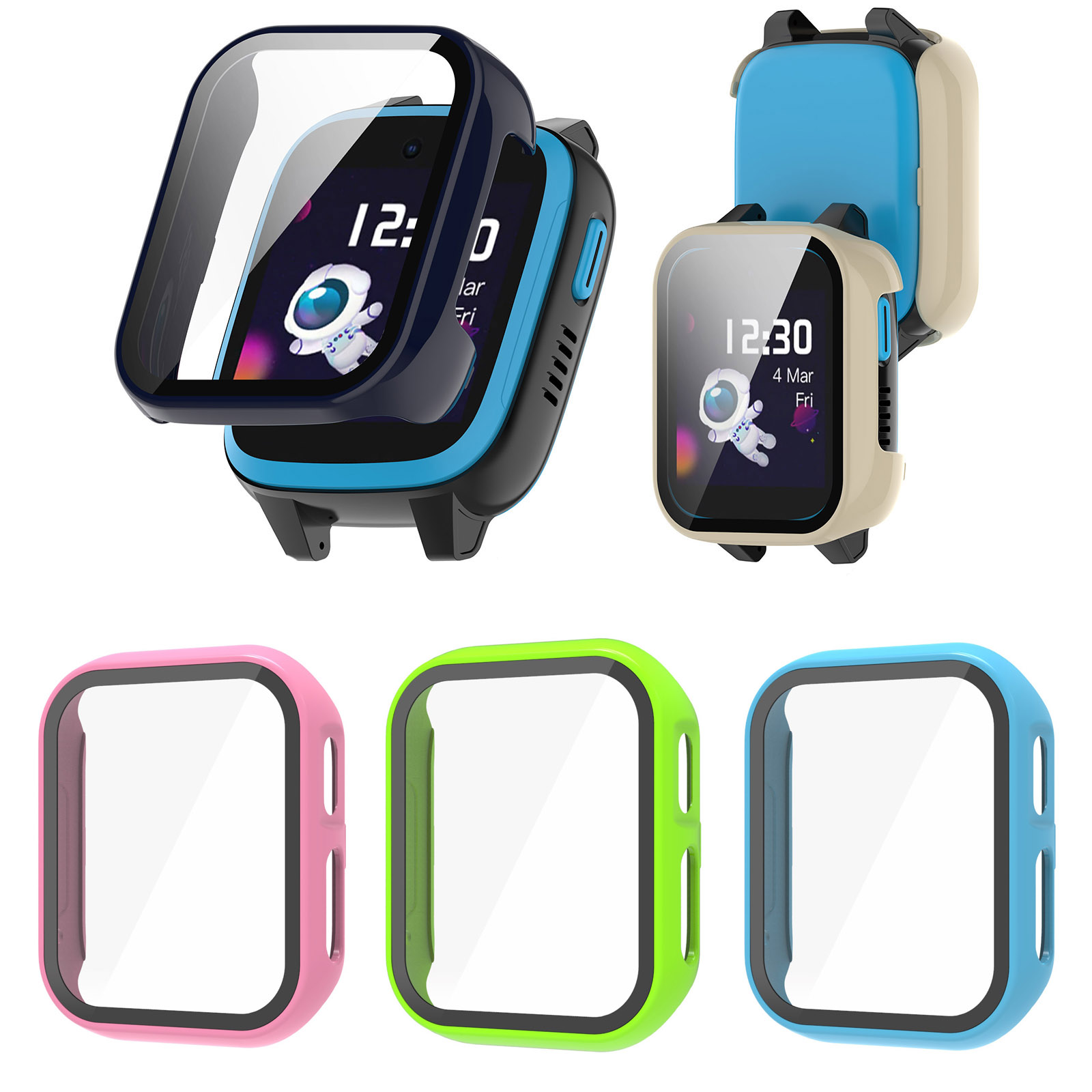 Hard Edge Shell Glass Screen P - Smart Watch Kids 评论和价格