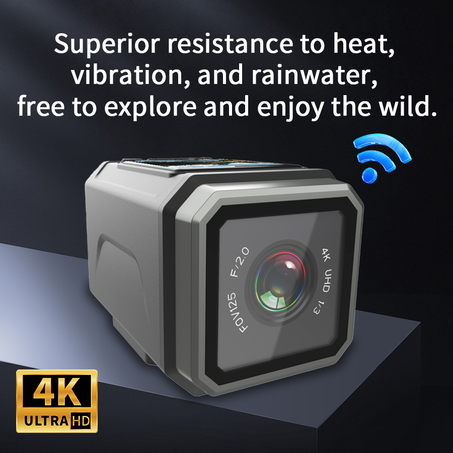 4K EIS Action Camera 125° Wide - Action Camera 4K 评论和价格