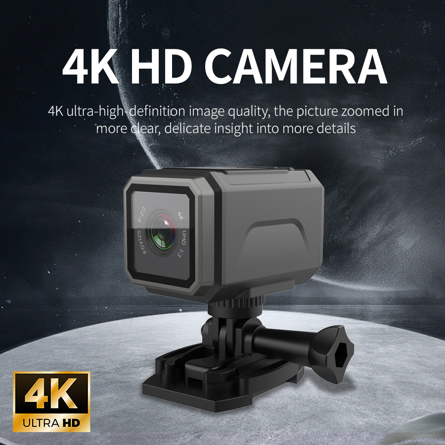 4K EIS Action Camera 125° Wide - Action Camera 4K 评论和价格